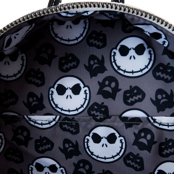 Loungefly Disney The Nightmare Before Christmas Jack Sequin Backpack Exclusive - Picture 7 of 7